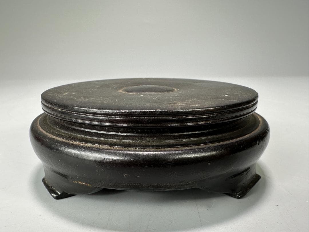 中国漆器　堆朱香炉