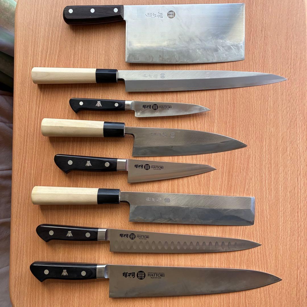 服部栄養専門学校　包丁セット