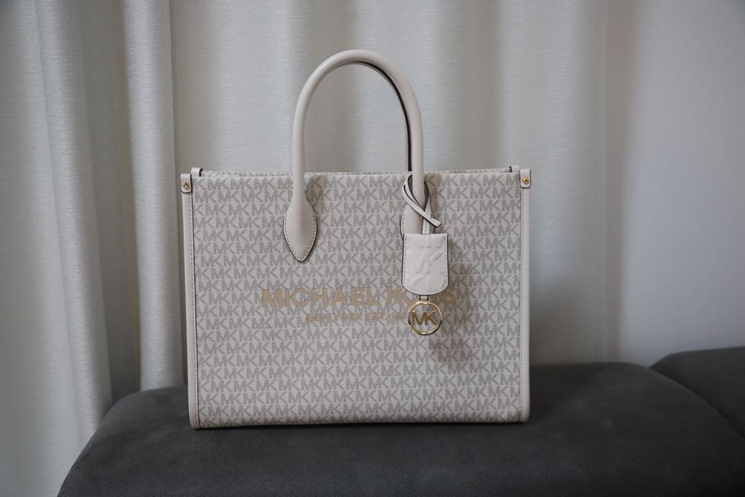 MICHAEL KORS ホワイト トートバッグ