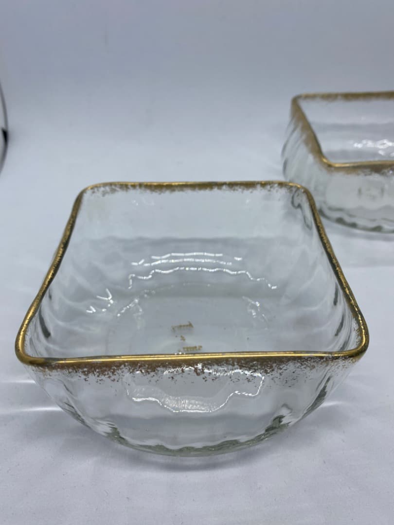 レア　ドームナンシー金彩小鉢ペア