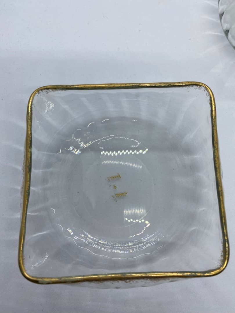 レア　ドームナンシー金彩小鉢ペア