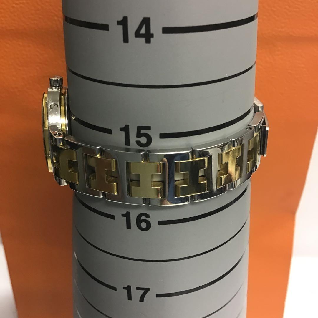 ❣️HERMES エルメス❣️クリッパーレディースクォーツ腕時計 ゴールド/シルバー