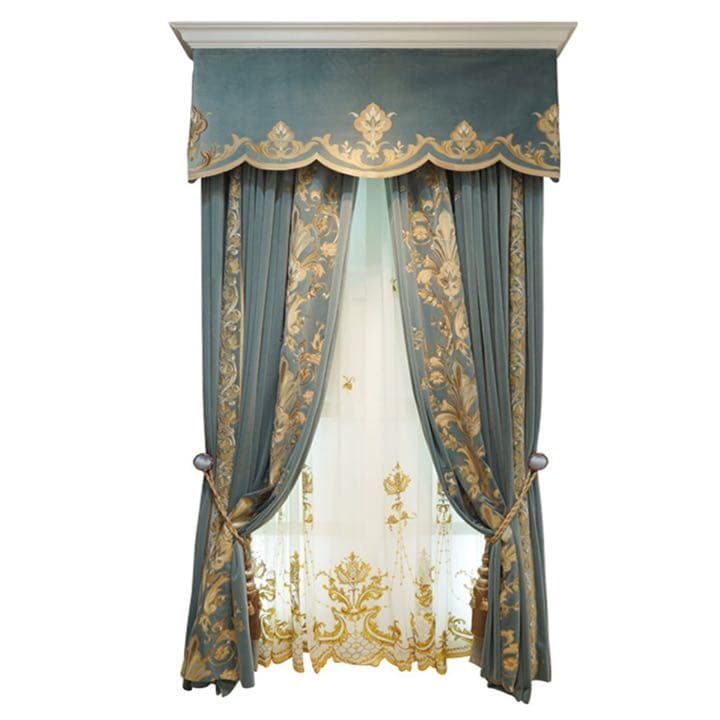 ヨーロッパ風　カーテン　綺麗カーテン　おしゃれ　遮光　可愛い　上質　上品