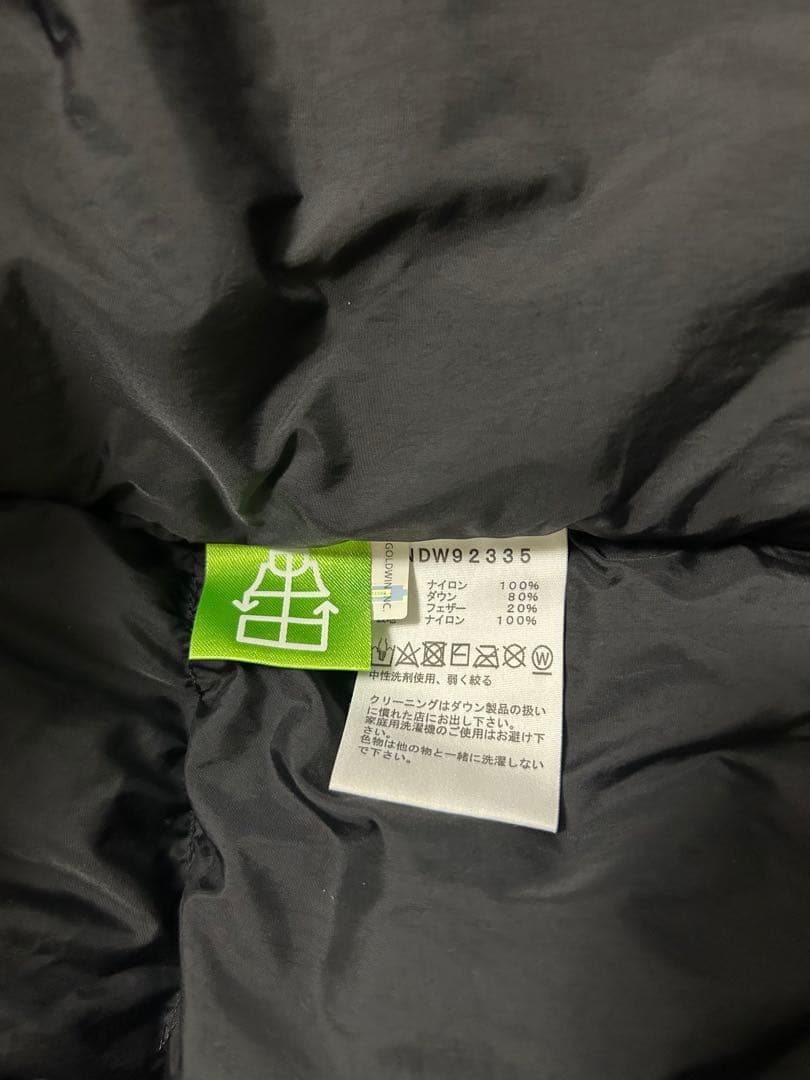 希少ノースフェイス ヌプシジャケット　NDW92335 K ブラック　Lサイズ