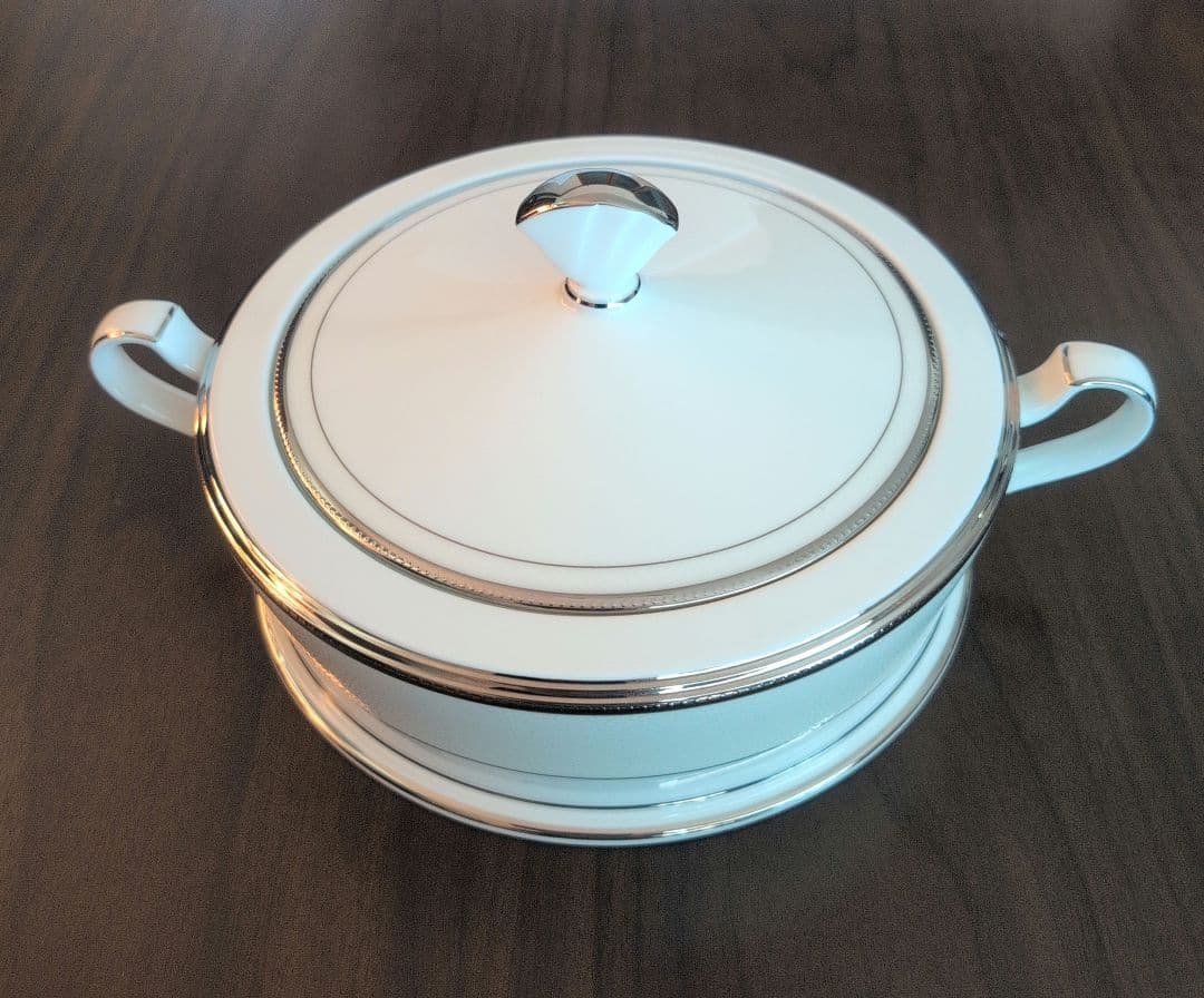 ノリタケ　4811 シャンパンパールズ　スープボウル　シチュー　シルバー