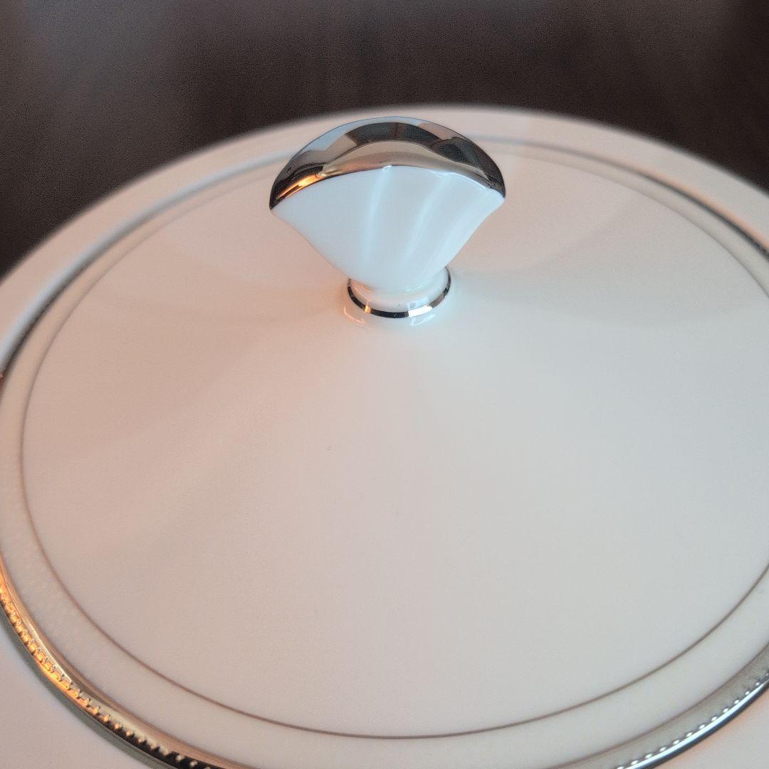 ノリタケ　4811 シャンパンパールズ　スープボウル　シチュー　シルバー