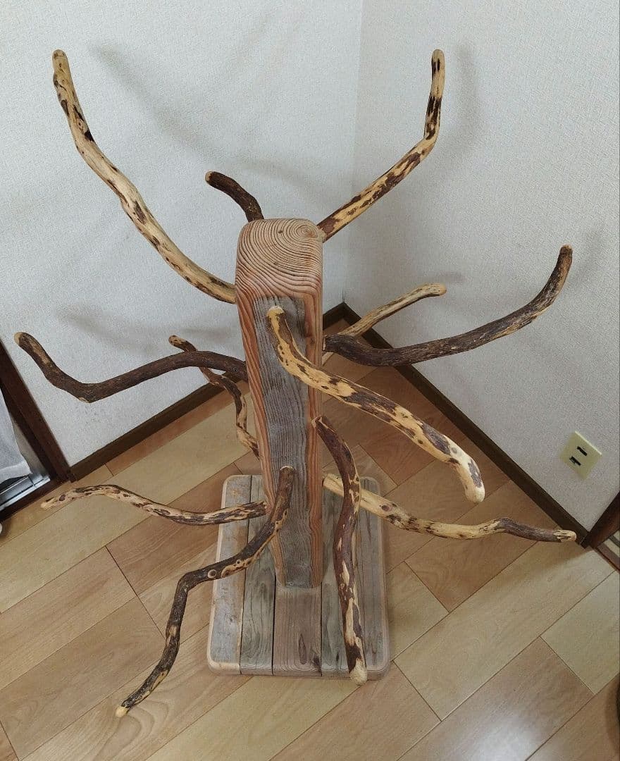 【大型鳥用】くねくね螺旋状♬どっしりバードスタンド