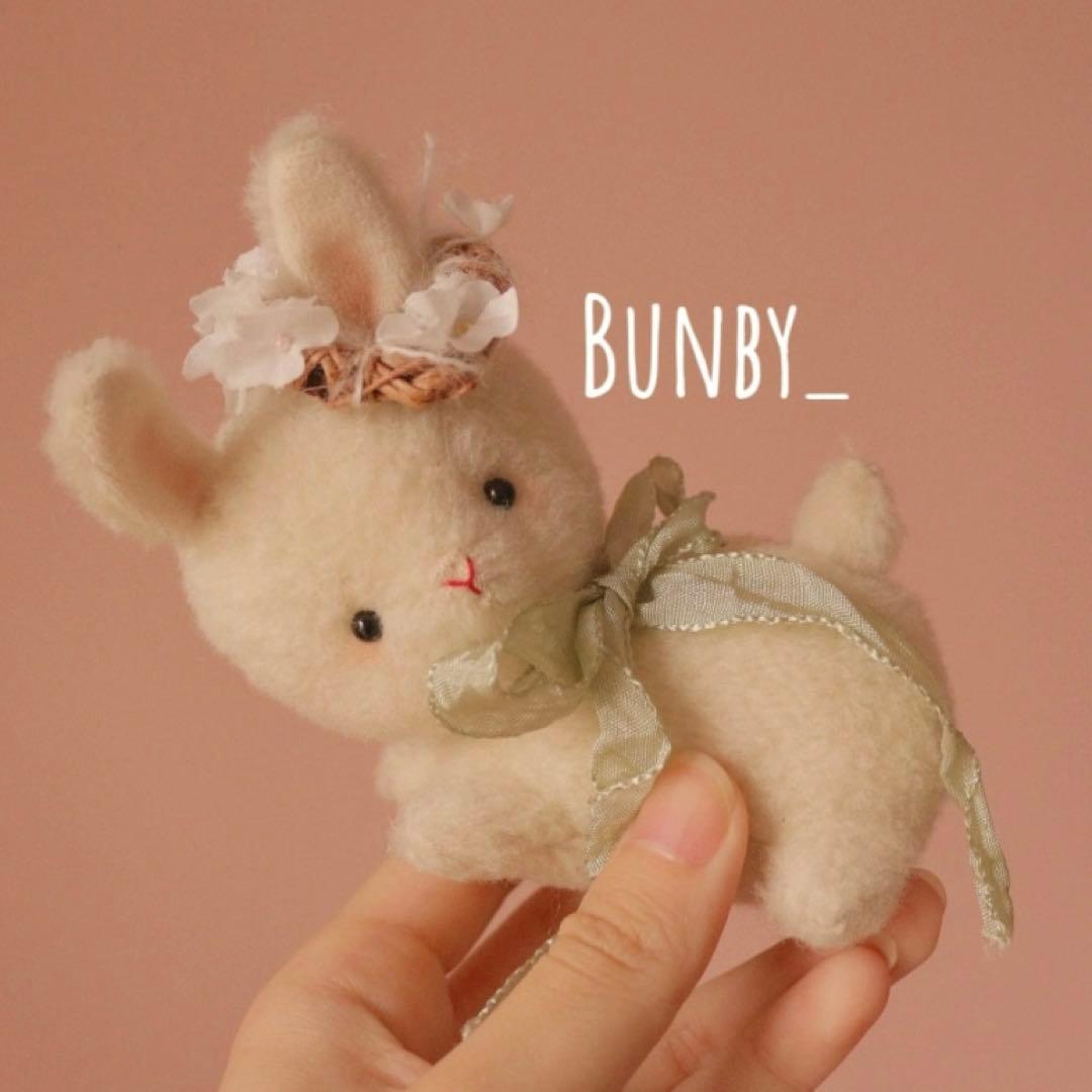 うさぎベイビーの姉妹 ぬいぐるみ ハンドメイド 海外作家様 兎 部屋飾り バニー