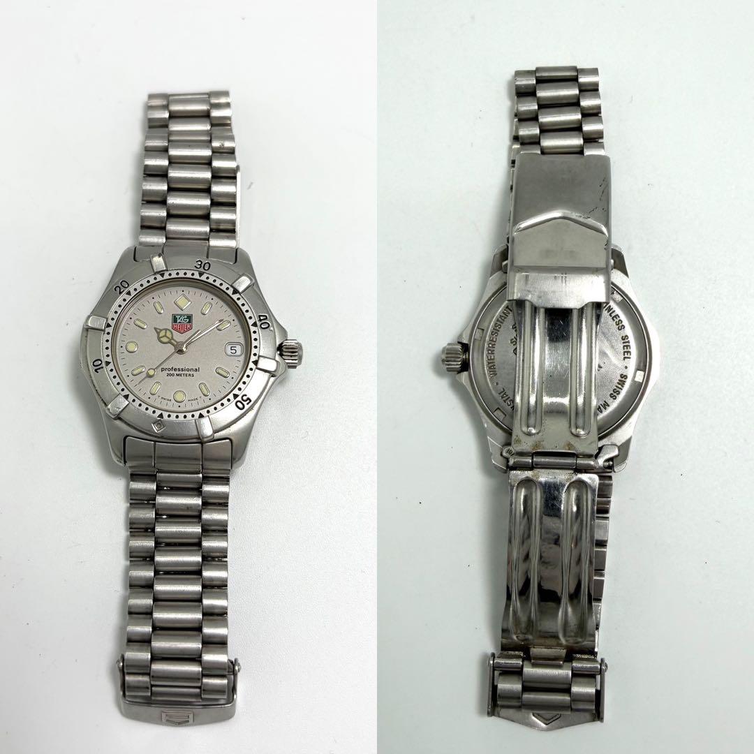 【稼動】 タグホイヤー 腕時計 プロフェッショナル 200m メンズ シルバー