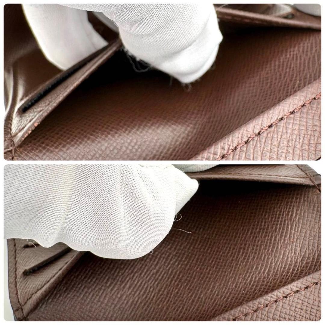 ルイヴィトン 折財布 ダミエ エベヌ ポルトフォイユ エリーズ 2221