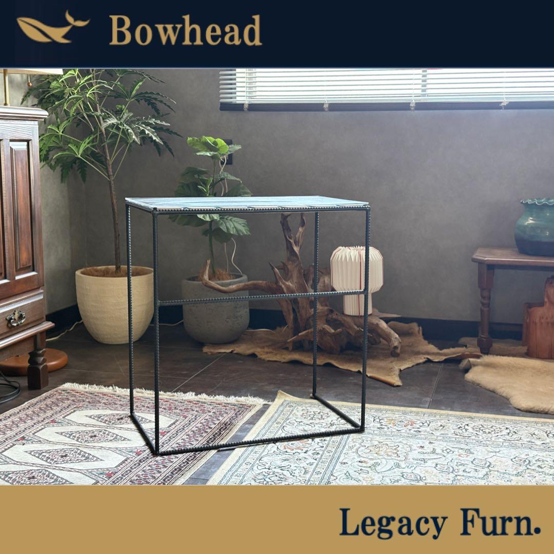 ④アイアン　サイドテーブル　ディスプレイ家具　モダン　シンプル　IZ