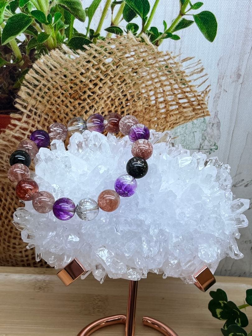 天然石　菊花水晶　透明感抜群　形良し　No.555