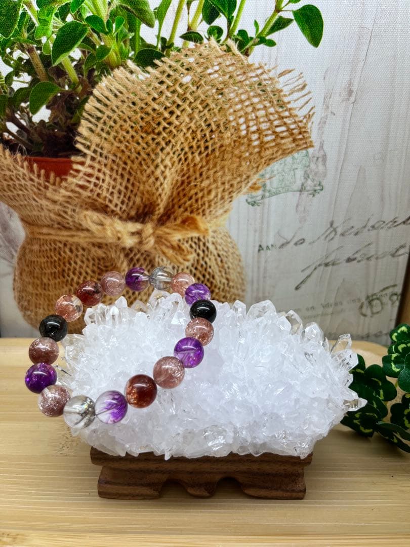 天然石　菊花水晶　透明感抜群　形良し　No.555