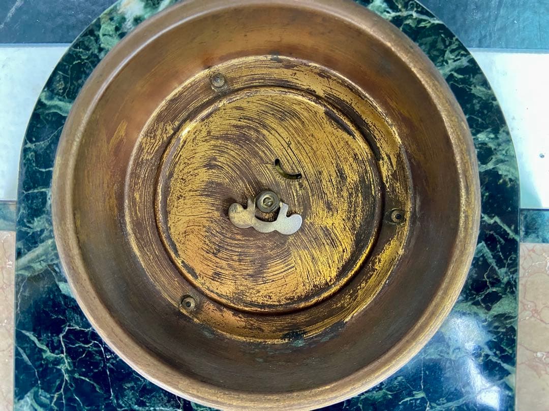 アンティーク大理石置時計 ANSONIA 置き物、装飾品