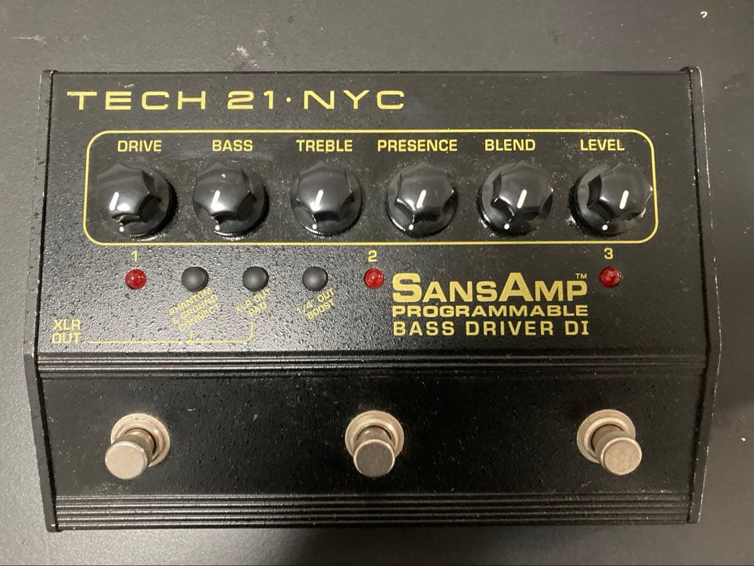 ベース Tech21 SansAmp Programmable Bass Drver