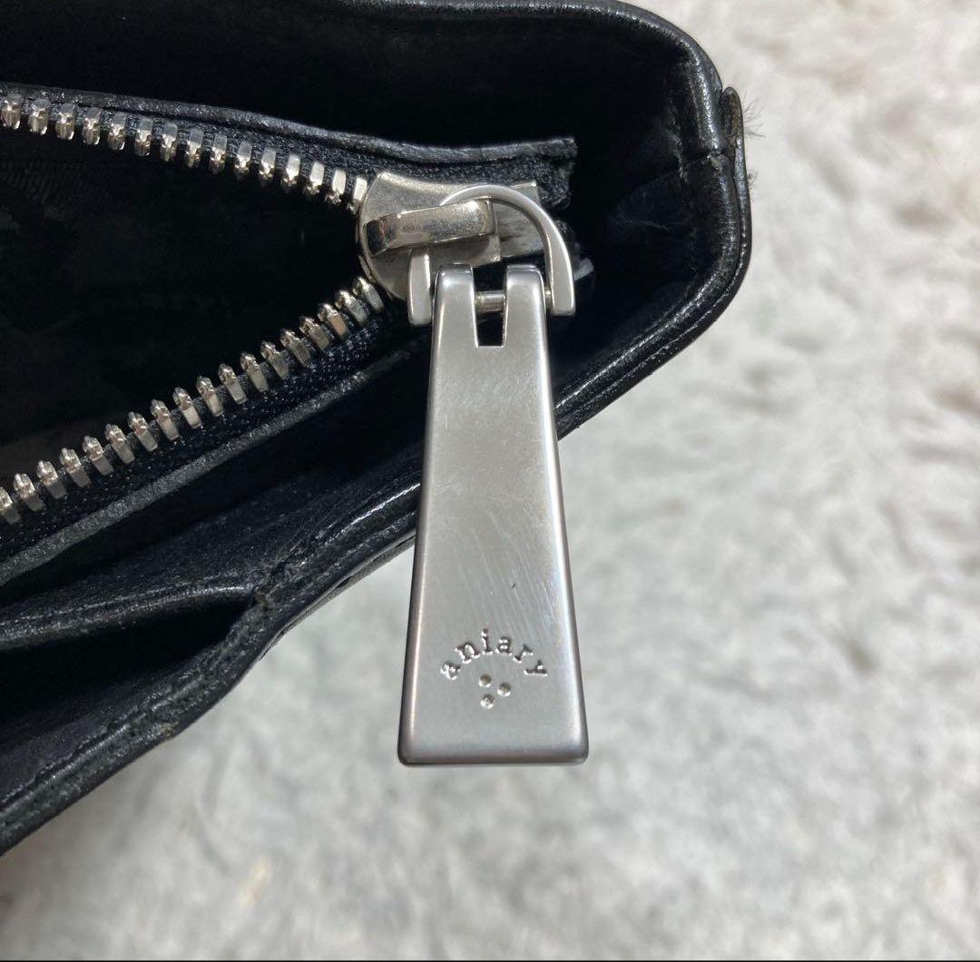 美品 アニアリ トートバッグ A4可大容量 肩掛け可 黒 本革レザー チャーム