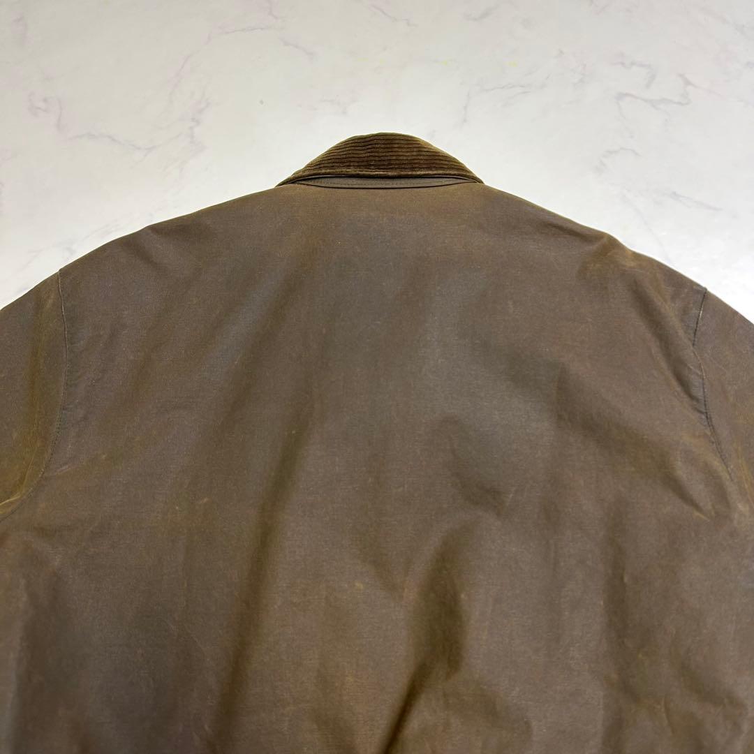 【USA製】ポロラルフローレン オイルド スイングトップ コーデュロイ襟 M
