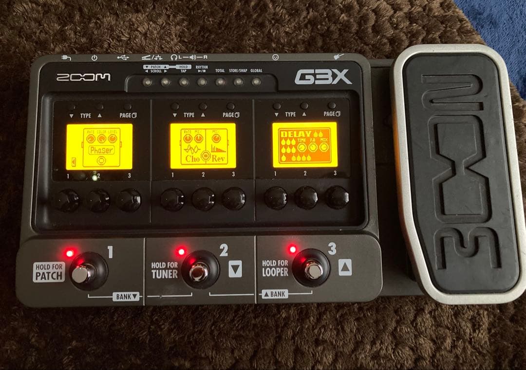 ZOOM G3X ギター マルチエフェクター G3 マルチストンプ　エフェクター