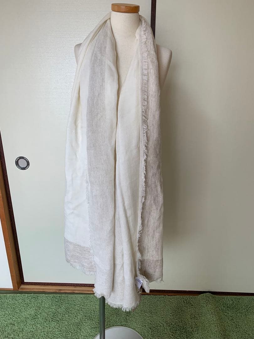 新品Natural Basicカシミヤ95％大判ストールナチュラルベーシック