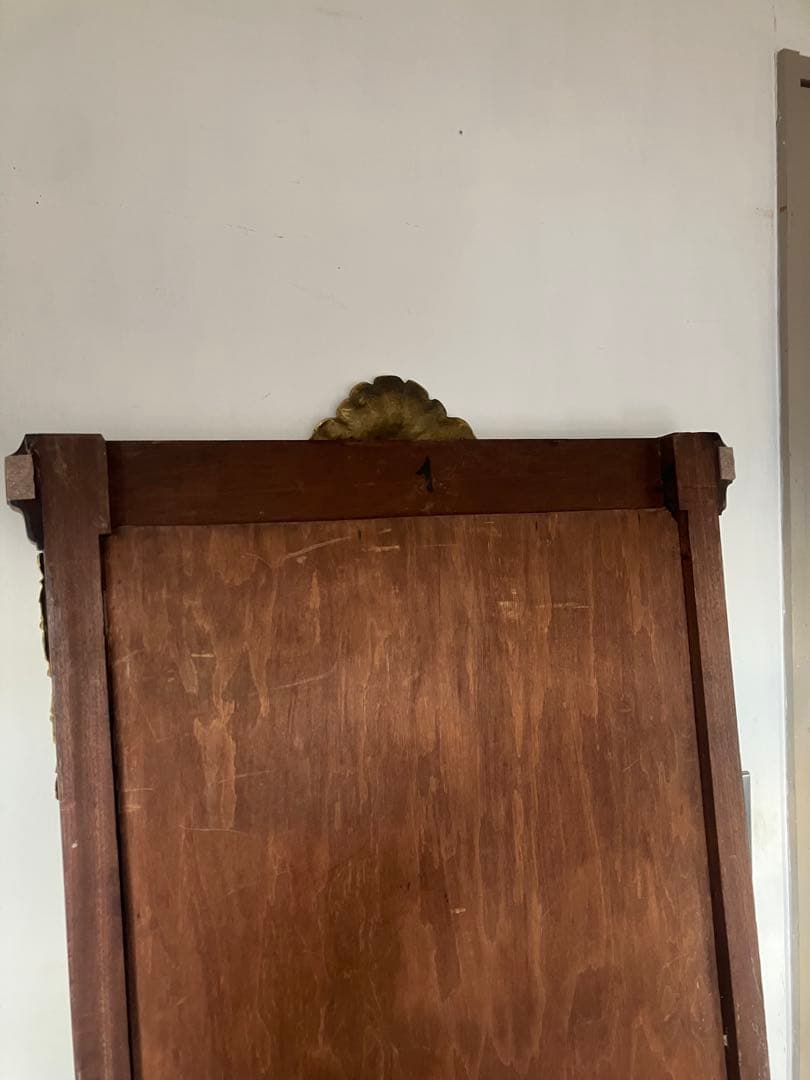 フランス アンティーク ミラー　無垢材　1920年代