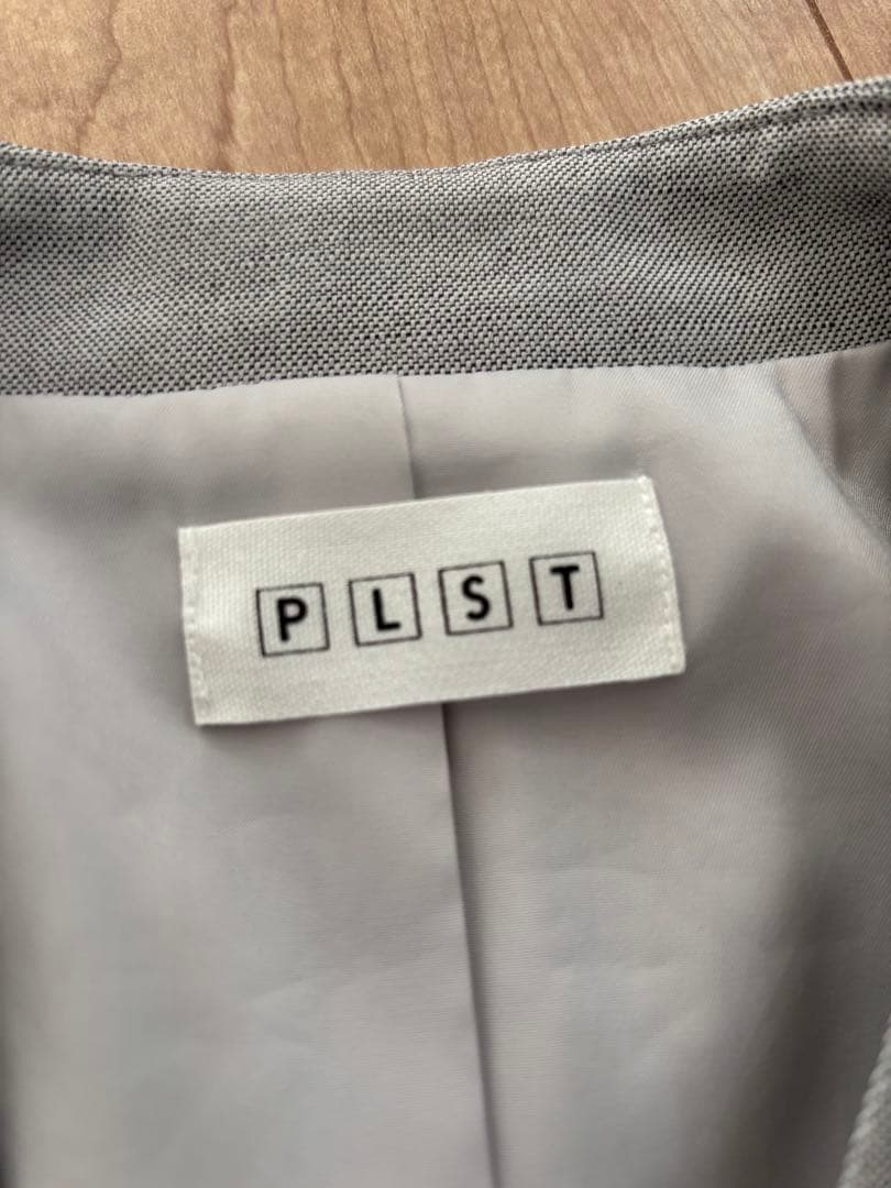 PLST グレー パンツスーツ セット