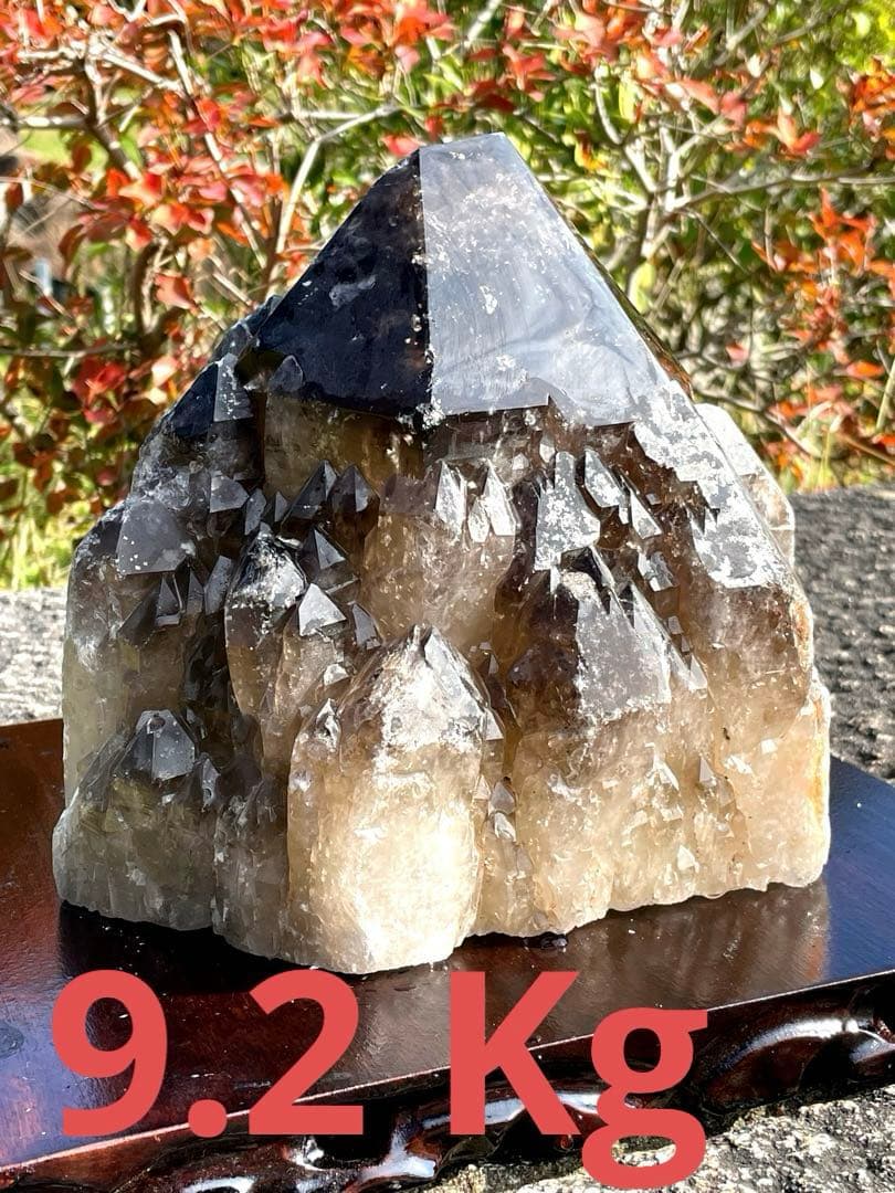 希少　BIG スモーキーエレスチャル　城塞☆要塞　骸骨水晶　天然石　原石　置物