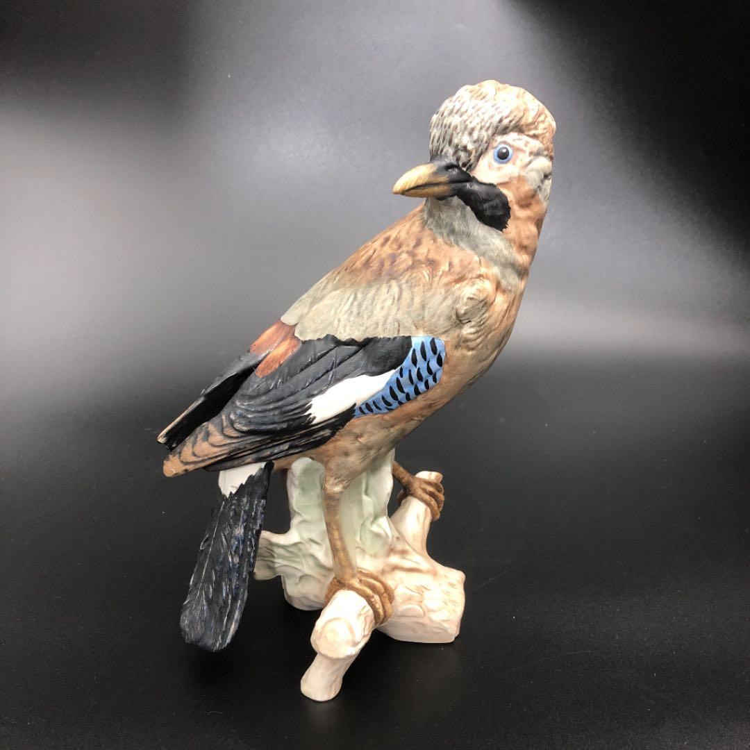 ゲーベル goebel フィギュリン 人形 鳥 カケス 懸巣 野鳥