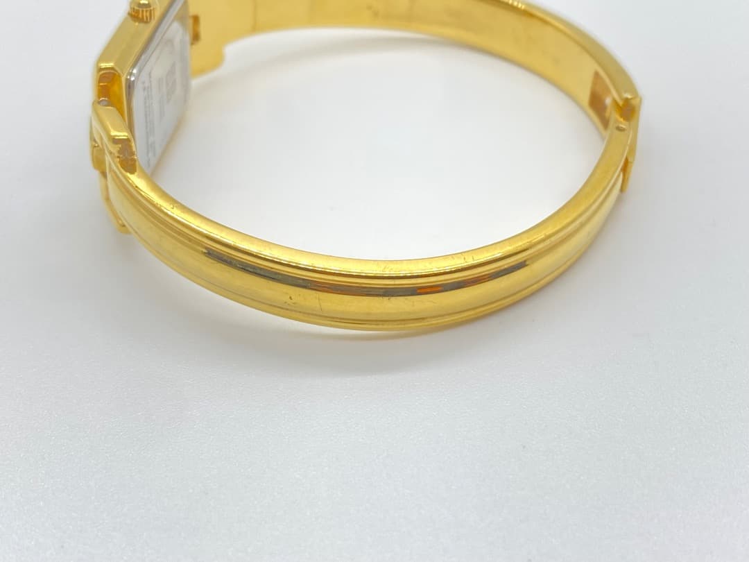 【新品電池】GIVENCHY ジバンシー バングルウォッチ ゴールド レディース