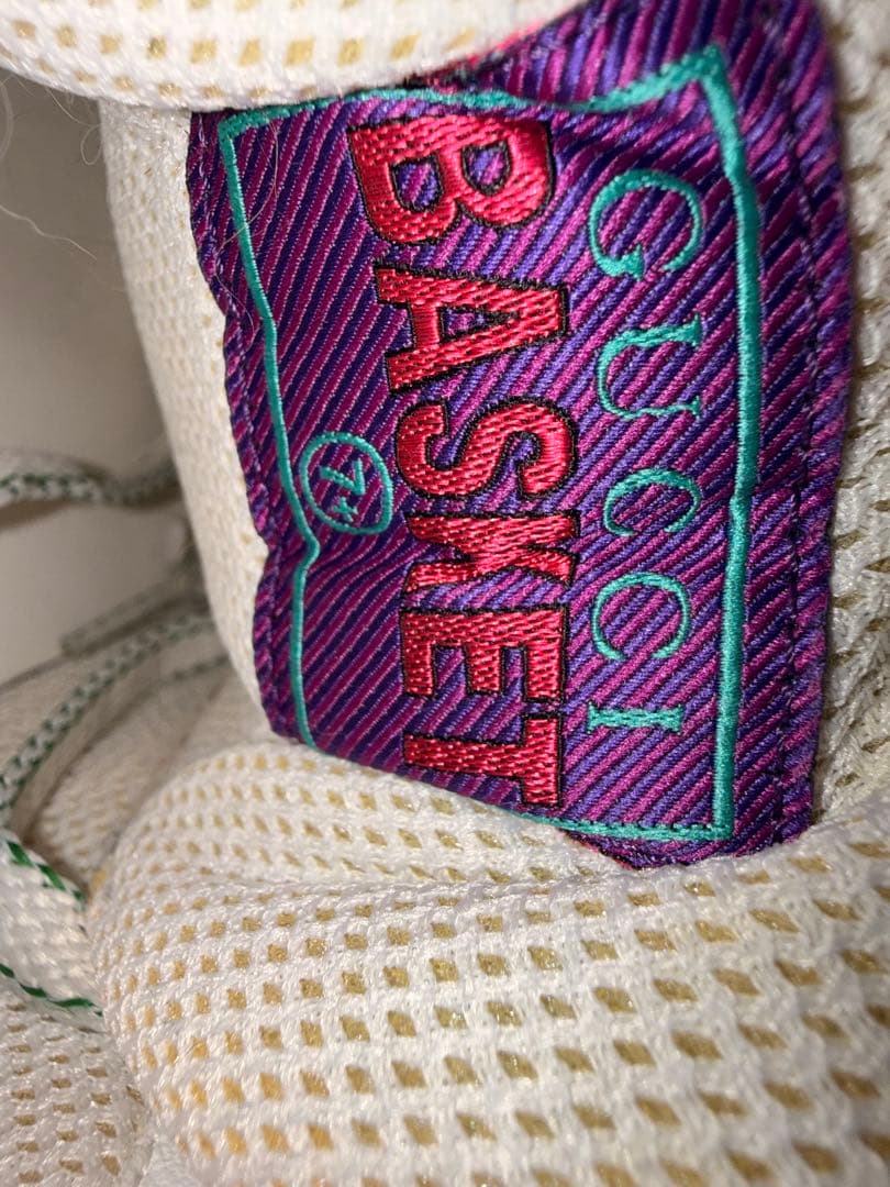 格安本物 GUCCI グッチ メンズ スニーカー 白グリーン