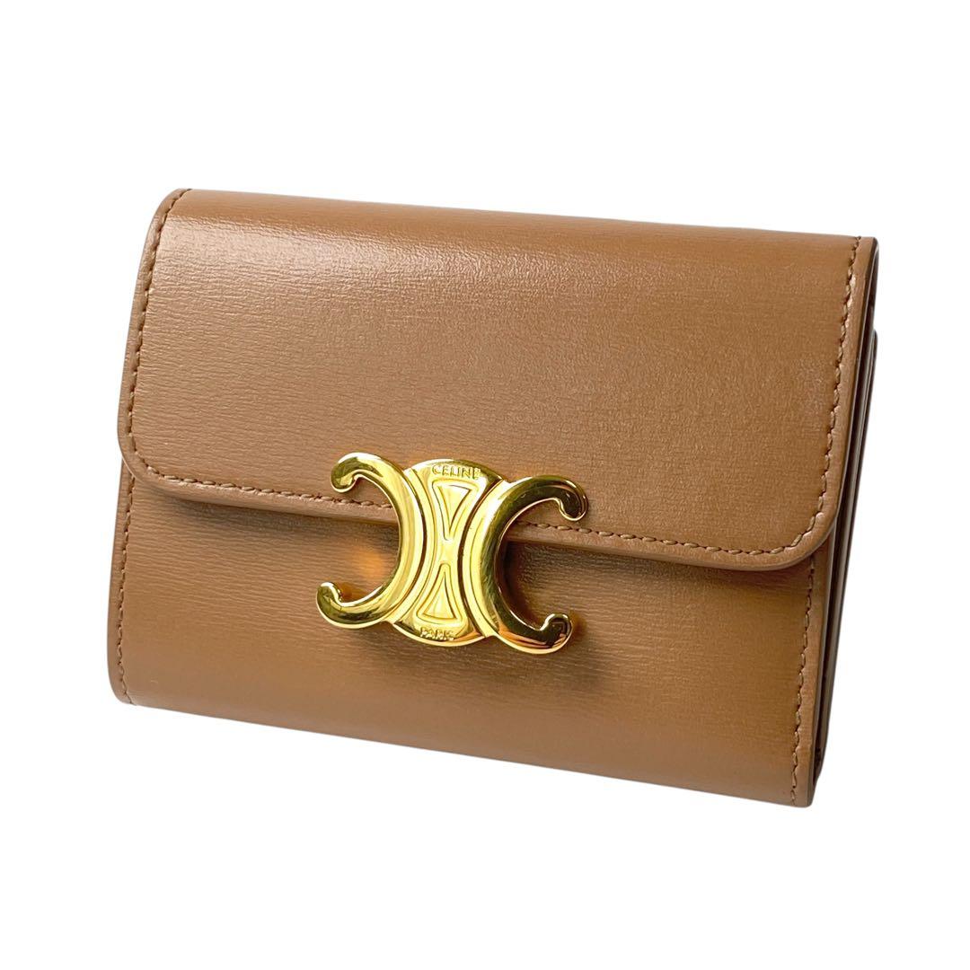 セリーヌCELINE トリオンフ 二つ折り財布 ケース