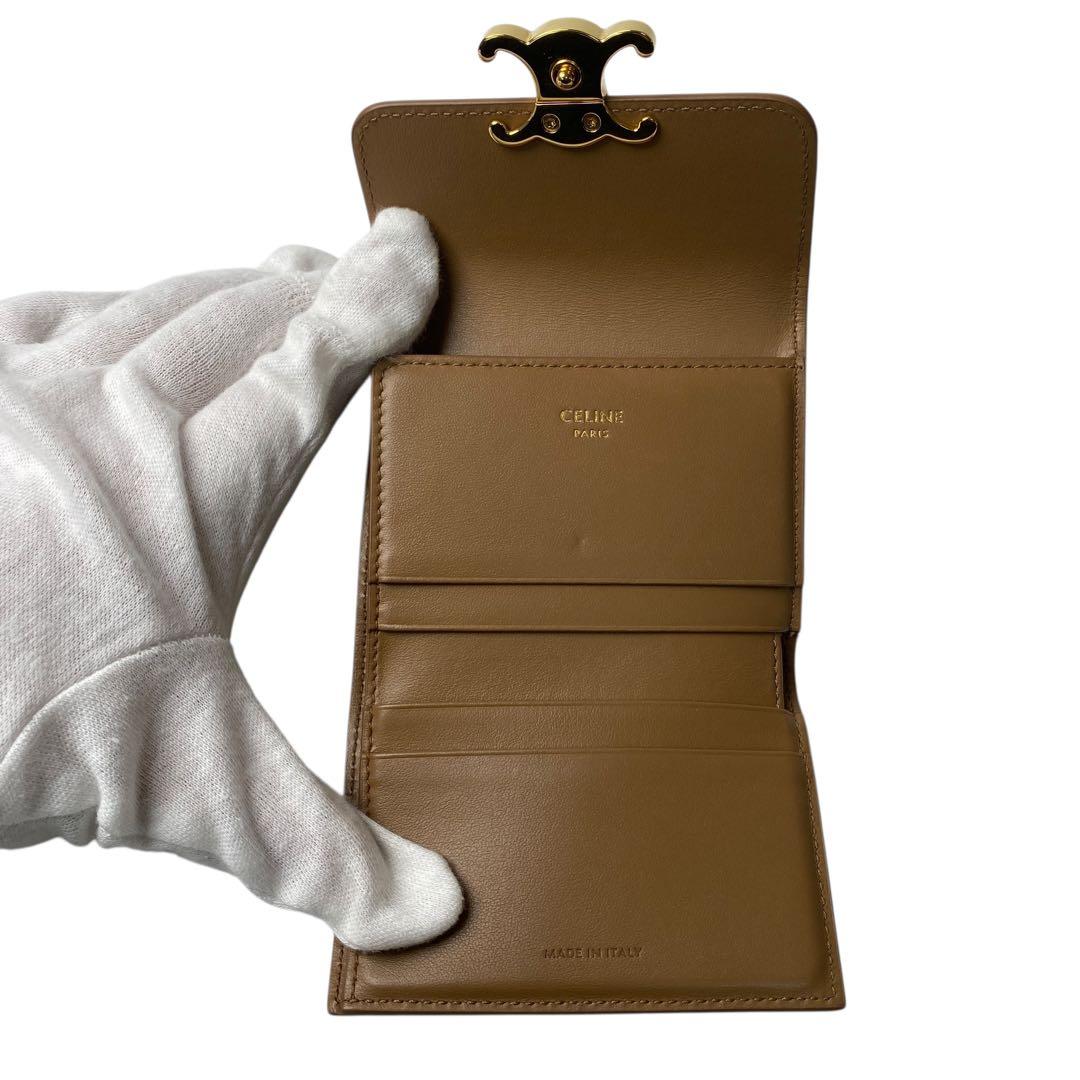 セリーヌCELINE トリオンフ 二つ折り財布 ケース