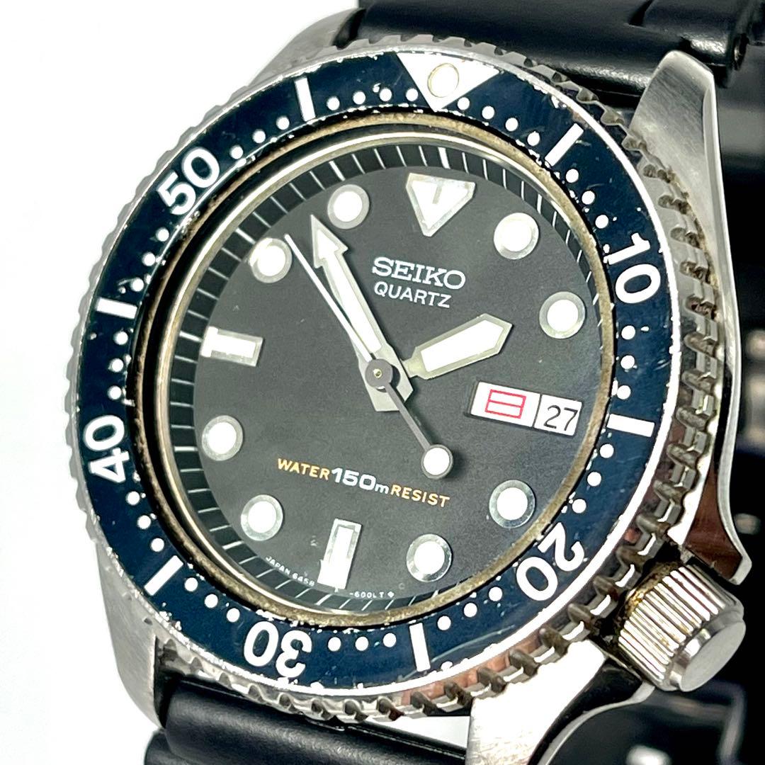 【稼働品】セイコー ダイバーズウォッチ 腕時計 デイデイト 6458-6000