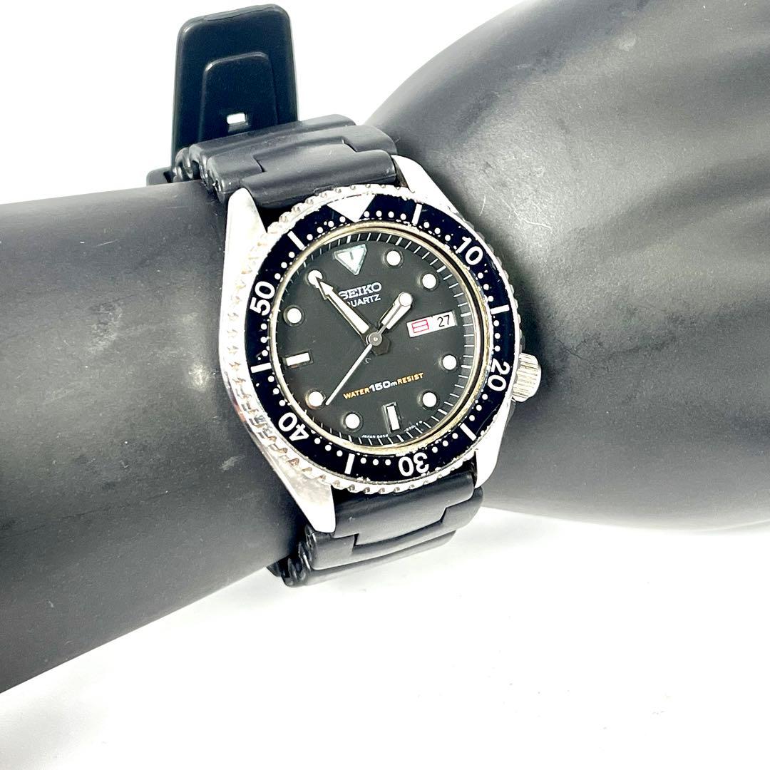 【稼働品】セイコー ダイバーズウォッチ 腕時計 デイデイト 6458-6000