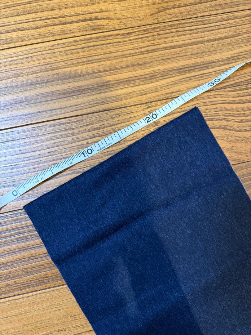 LOEWE ネイビー グレー マフラー