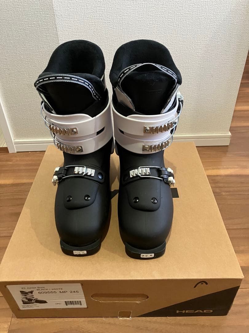 HEAD ジュニアスキーブーツ　ブラック×ホワイト　サイズ24.5