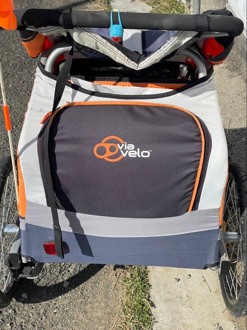 訳あり via velo チャイルドトレーラー 2 way これ以上の値下げ不可