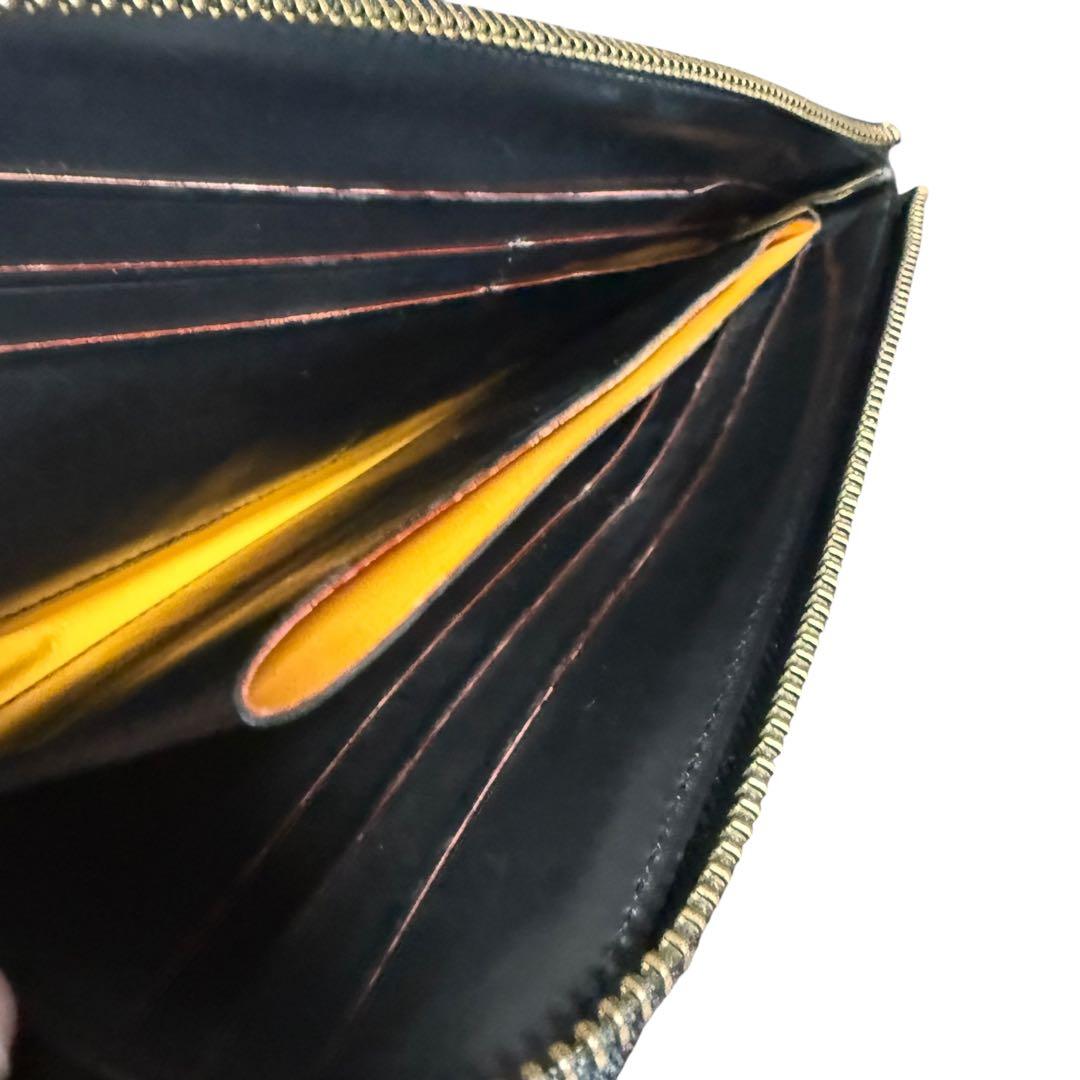 ganzo L字ファスナー　長財布　ガンゾ　ブラック