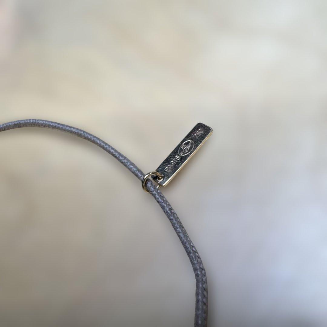 SALE Morgane Bello クローバーモチーフ　k18紐ブレスレット