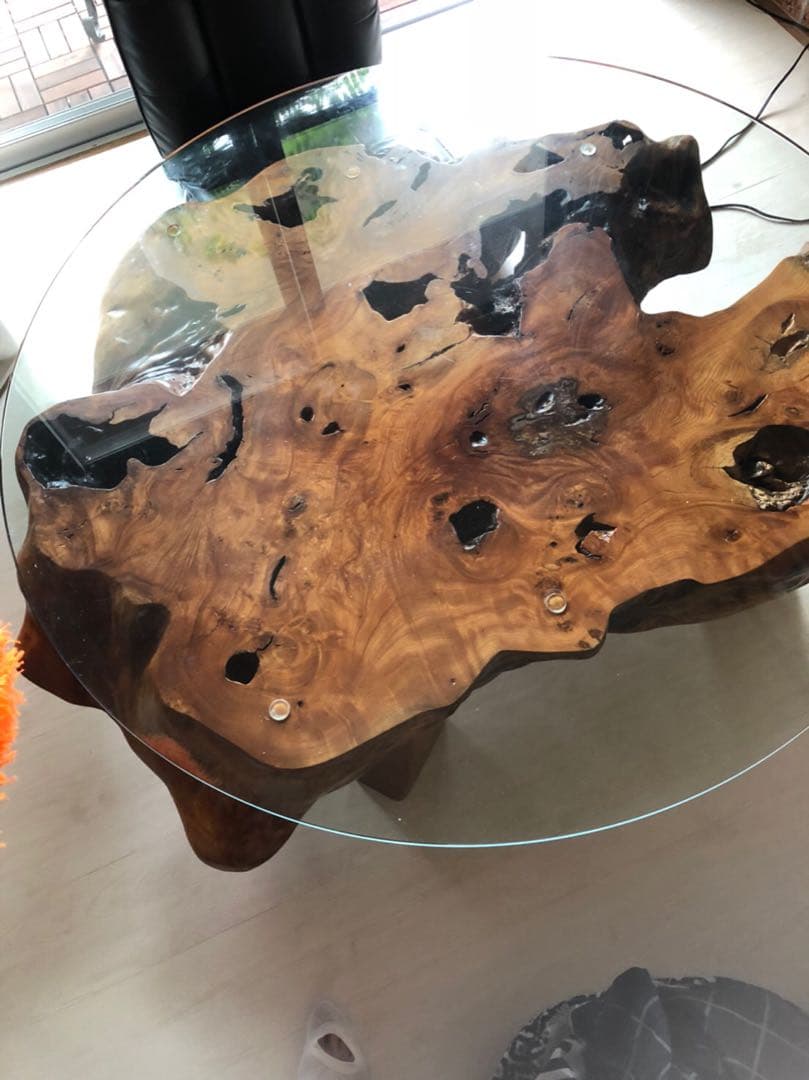 ガラステーブル　値下げ中‼️