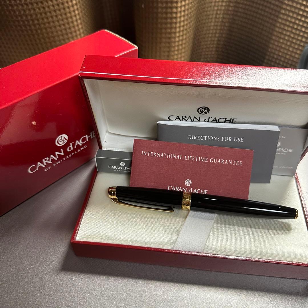 caran d'ache レマン ブラック 旧形 万年筆 M