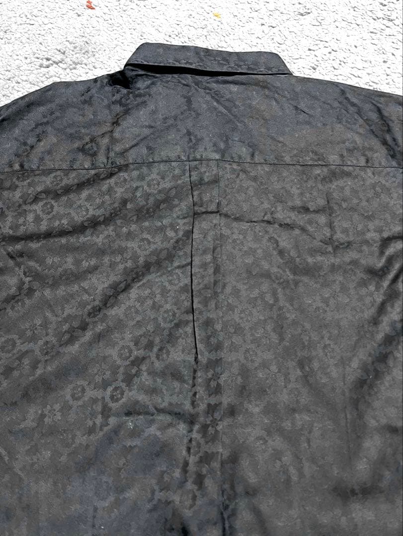 新品 VERSUS VERSACE フラワーパターンジャガードシャツ イタリア製