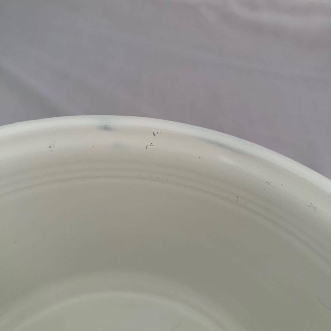 希少‼️【在庫限り】ホーロースチームポット　23cm 鍋　レトロ　匿名配送