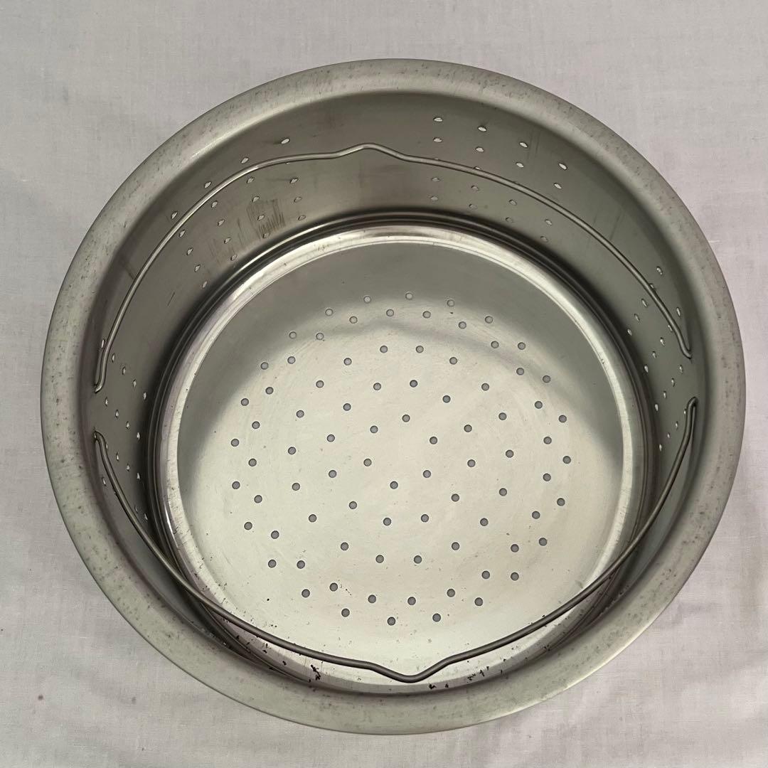 希少‼️【在庫限り】ホーロースチームポット　23cm 鍋　レトロ　匿名配送