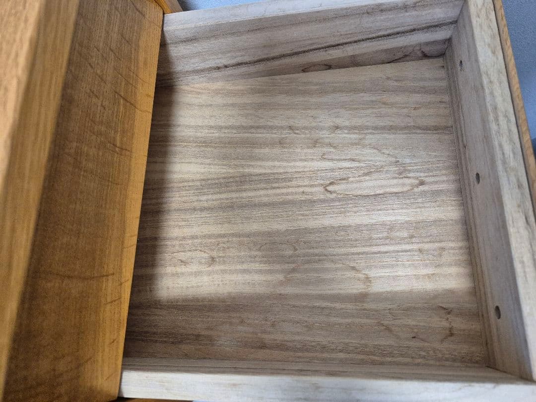 karf カーフ オーク無垢材 Kano デスク 引き出し付き