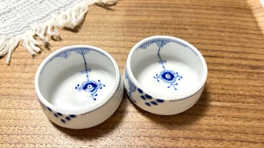 ロイヤルコペンハーゲン　ブルーエレメンツ スモールボウル 2個