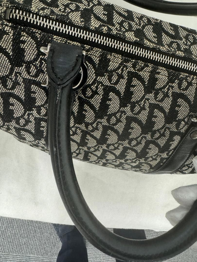 【希少】ディオール トロッター ハンドバッグ ミニボストン D金具 キャンバス