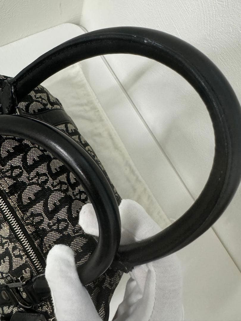 【希少】ディオール トロッター ハンドバッグ ミニボストン D金具 キャンバス