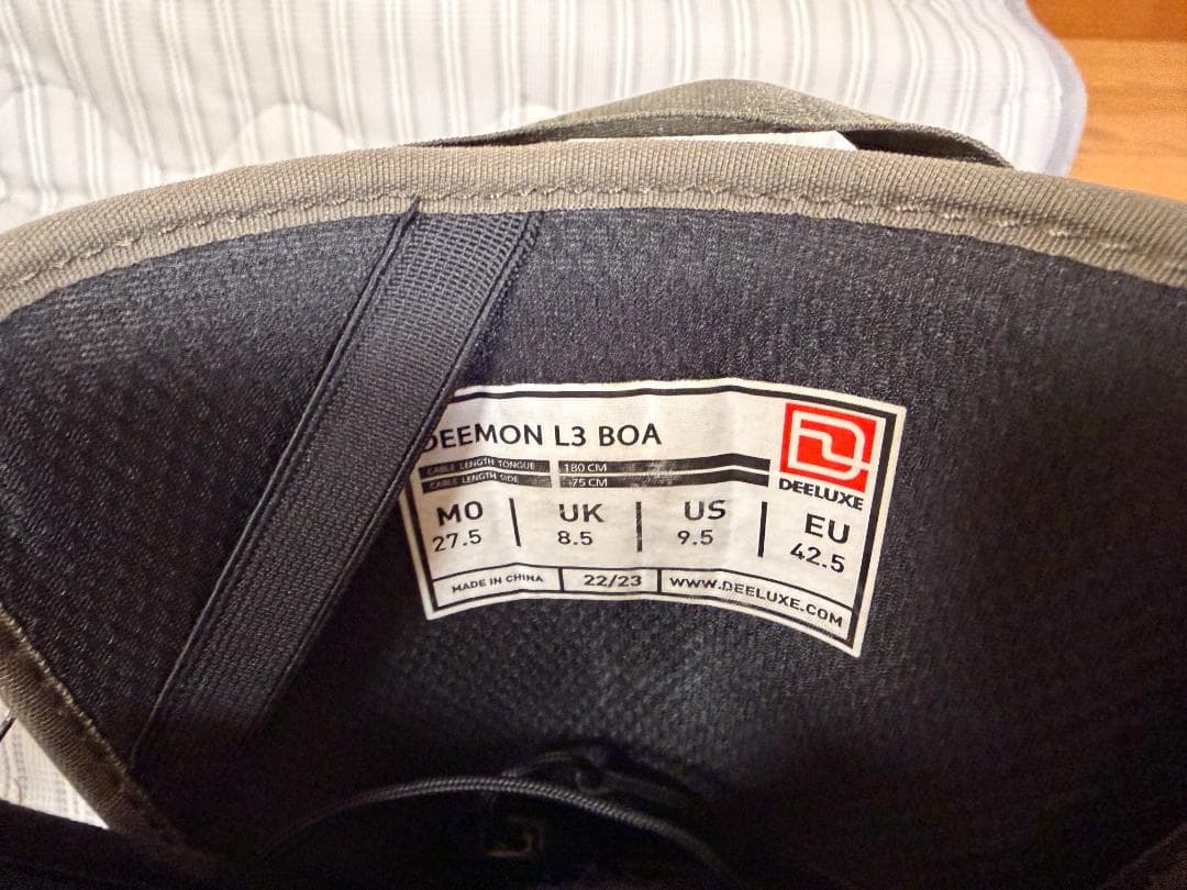 DEELUXE ディーラックス スノーボード ブーツ DEEMON L3 BOA