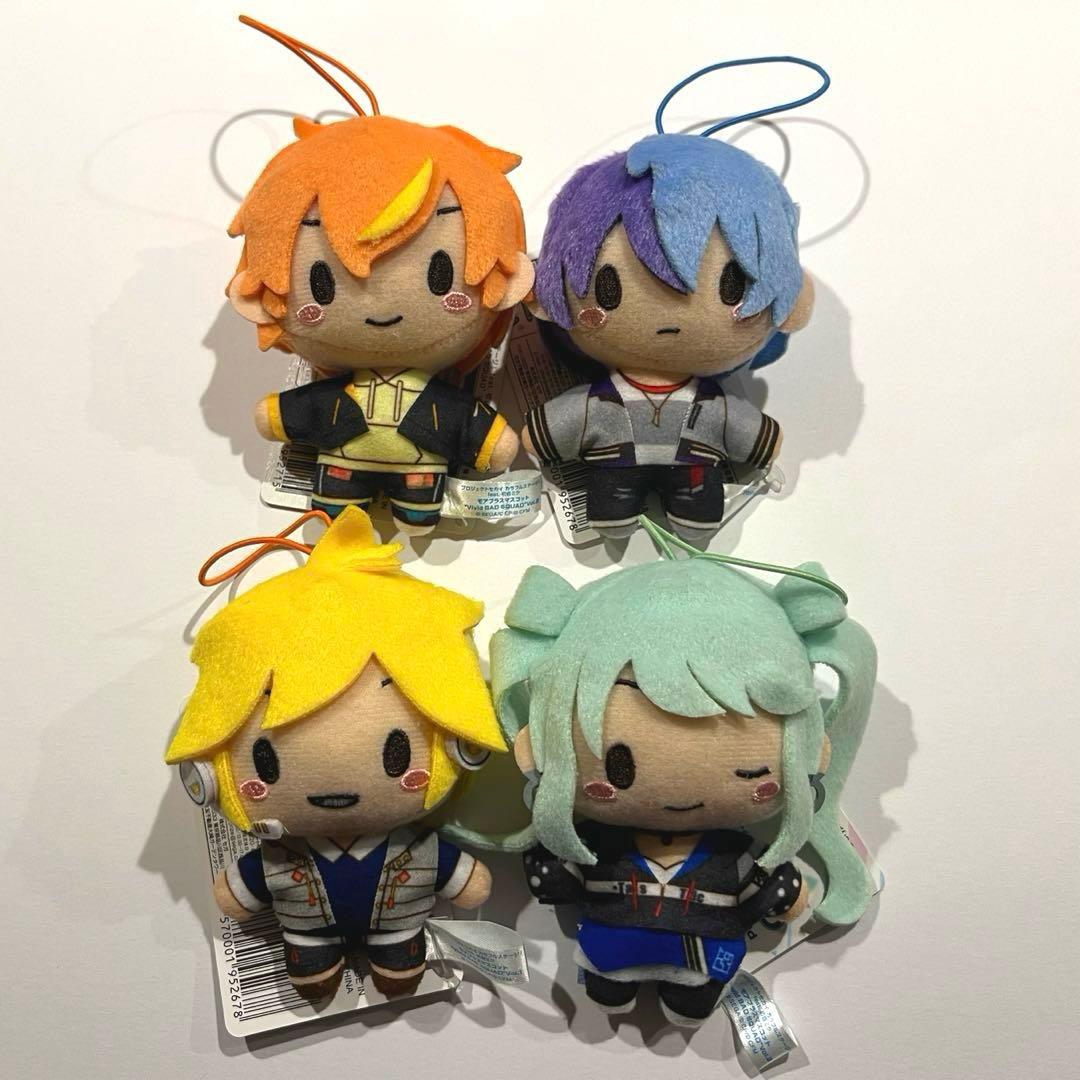 プロセカ　ビビバス　ふわぷち　ぬいぐるみ　東雲彰人　青柳冬弥　初音ミク　鏡音レン