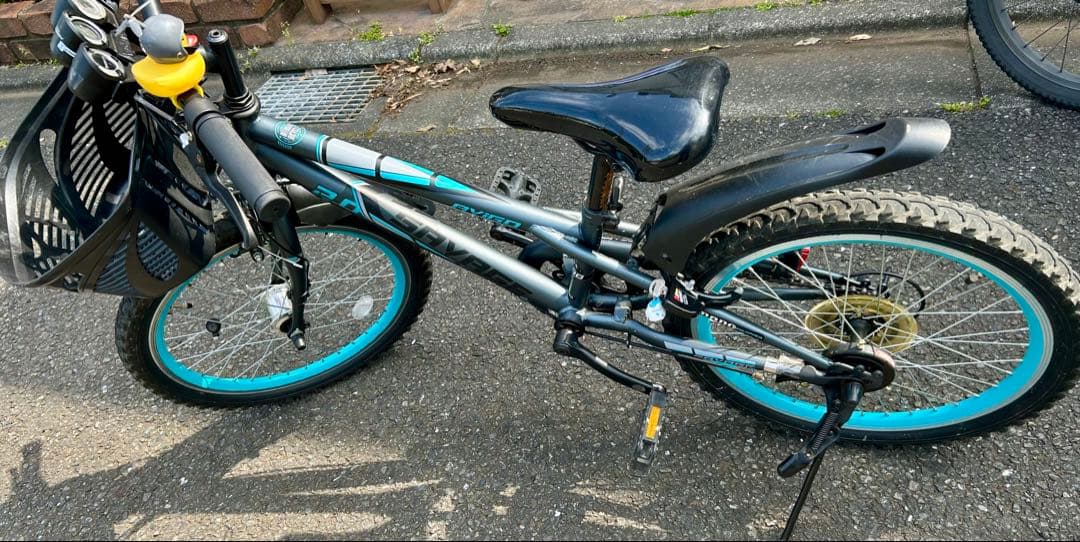 ジュニアスポーツ自転車 ブラック/ターコイズ 20東京都内自取7500円割引き